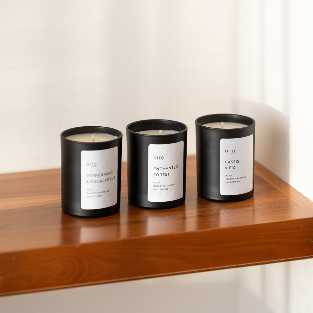 Peppermint and Eucalyptus - 40-hour candle
